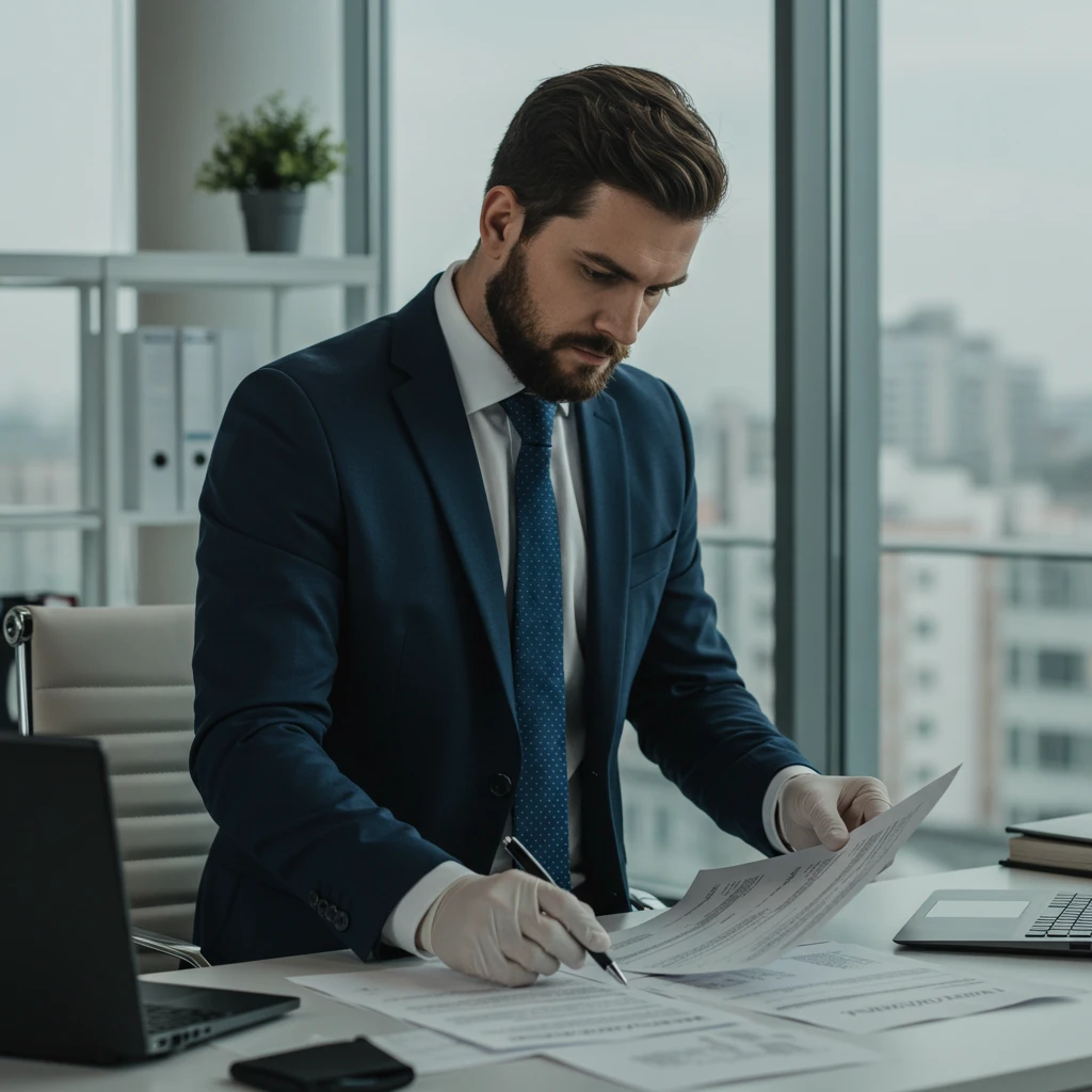 Digital forensics experts analysing phishing campaign logs